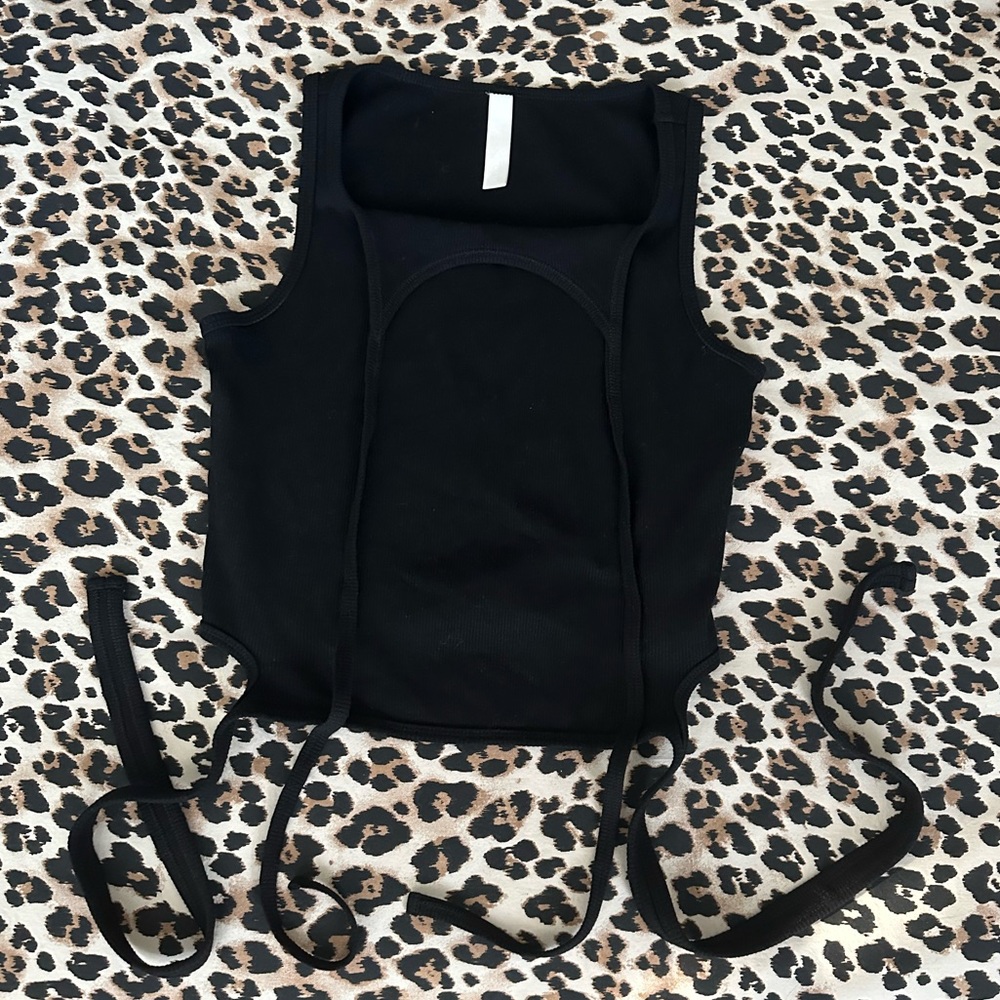 Dion Lee split tie tank top only worn once EC size small